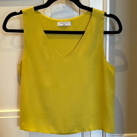 Babaton XXS Top in Mustard Yellow from Aritzia - Picture 1 of 3